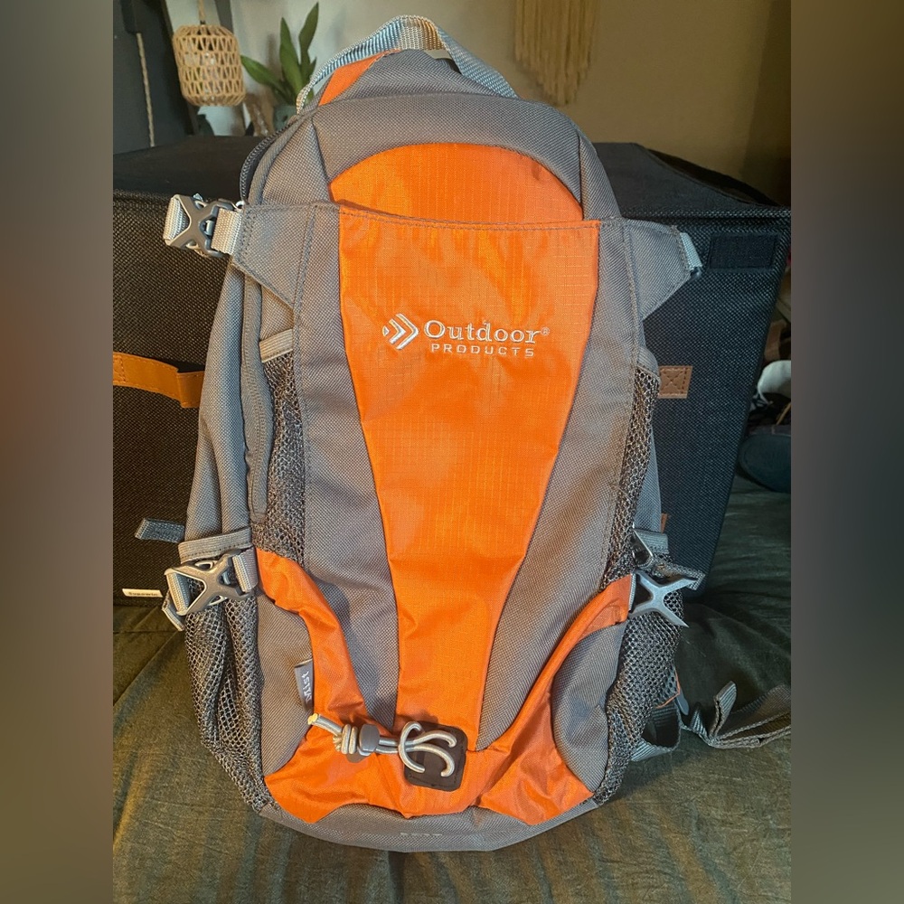 Orange and Gray Daypack